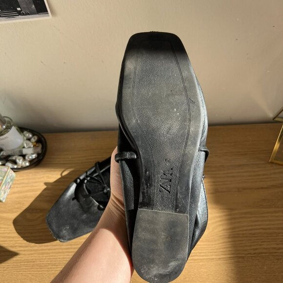 Zara Bow Mary Jane Flats - Picture 2 of 4